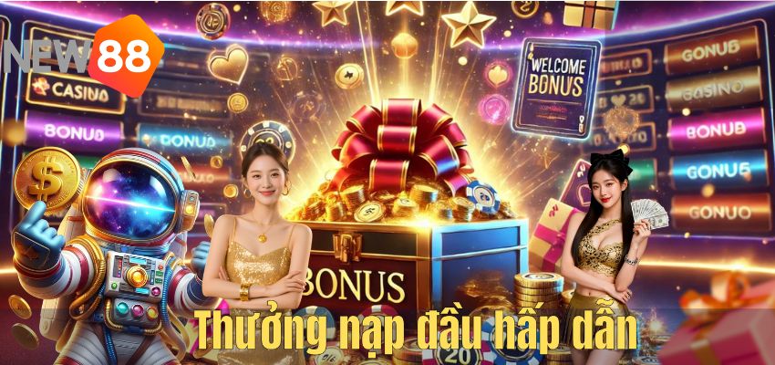 Thưởng nạp đầu hấp dẫn